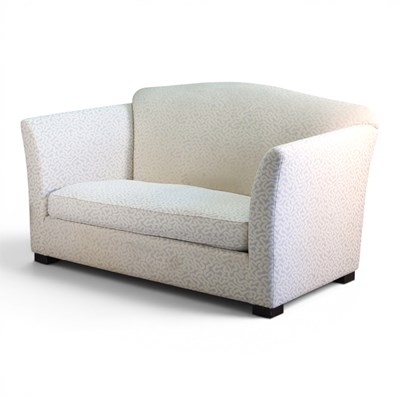 Lot 583 - A modern upholstered sofa, with cushion seat