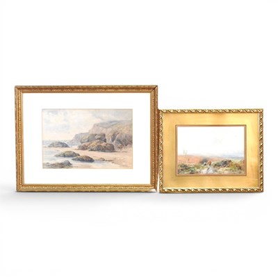 Lot 274 - H D Bell, 19th century, coastal landscape,...