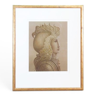 Lot 180 - George Underwood, b1947, Pale Lady, 62 x 50cm,...