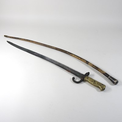Lot 146 - A French M1842 model bayonet
