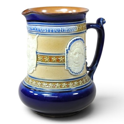 Lot 30 - A 19th century Doulton Lambeth stoneware jug,...