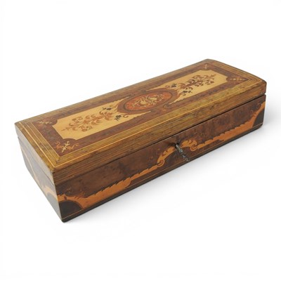 Lot 145 - A 19th century Italian Sorrento marquetry...