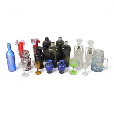 Lot 399 - Amended: A 19th century glass perfume flask...