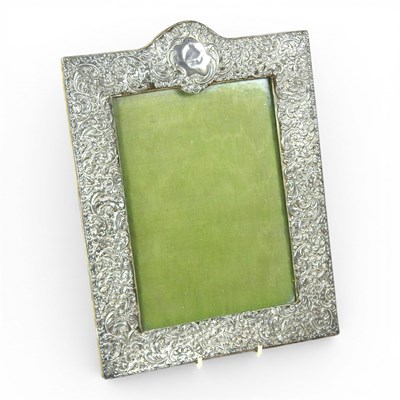 Lot 16 - An ornate Victorian photograph frame, the...