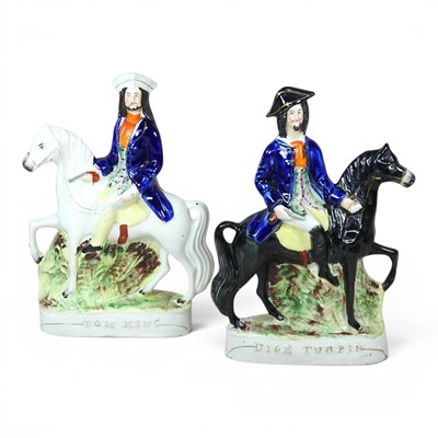 Lot 16 - A 19th century Staffordshire flatback figure...
