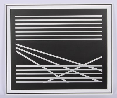 Lot 541 - Frank Downton, b1936, abstract geometric, hand...