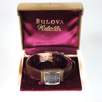 Lot 86 - A vintage Bulova wristwatch