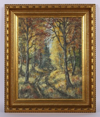 Lot 410 - Danish School (20th century), a forest...