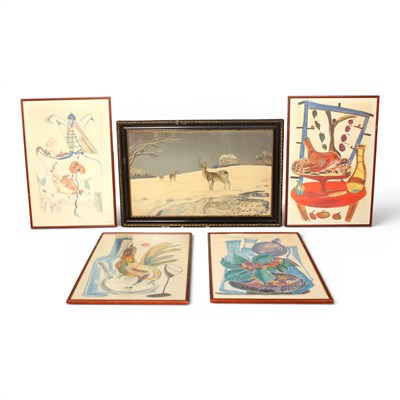 Lot 460 - Danish School (20th century), a set of four...
