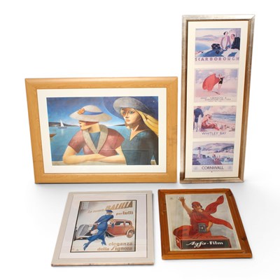 Lot 477 - A collection of four various Art Deco prints.