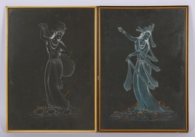 Lot 342 - Persian School (early 20th century), a pair of...