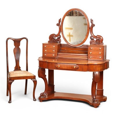 Lot 671 - A Victorian mahogany Duchess dressing table, w....
