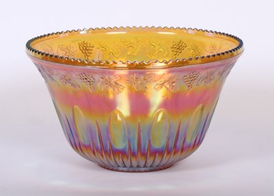Lot 734 - A 1960's Indiana Carnival iridescent glass...