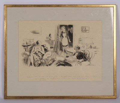 Lot 449 - Bertram Prance (1889-1958), a pen and ink...