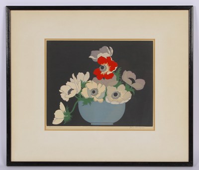 Lot 309 - John Hall Thorpe (1889-1965), 'Anemones',...