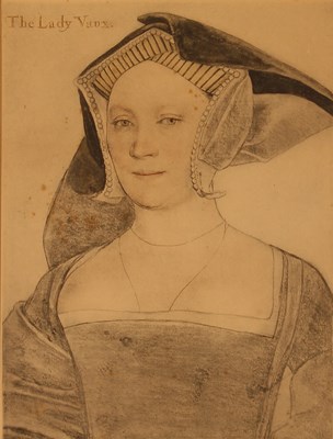Lot 483 - After Hans Holbein, Lady Burgh, lithograph,...
