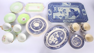 Lot 701 - A collection of mixed ceramics including six...
