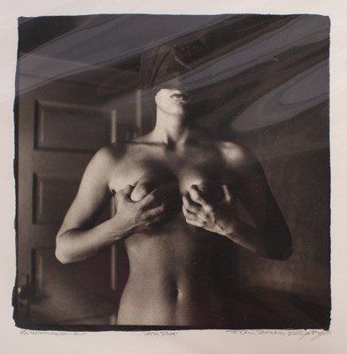 Lot 416 - Paul Caffell (1939-2017), an erotic platinum...