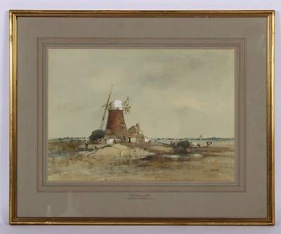 Lot 415 - Arthur E Davies (1893–1988), Runham Mill near...