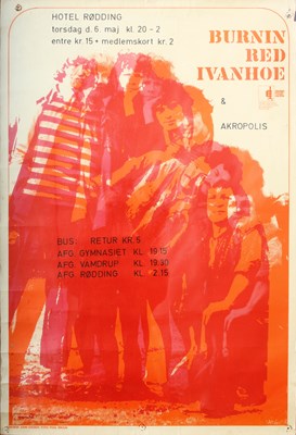 Lot 270 - A 'Burnin Red Ivanhoe' Hotel Rodding concert...