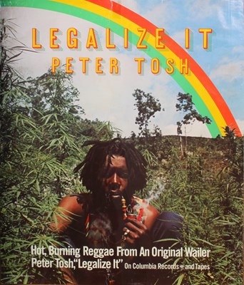 Lot 273 - A Peter Tosh 'Legalize it' promotional poster...