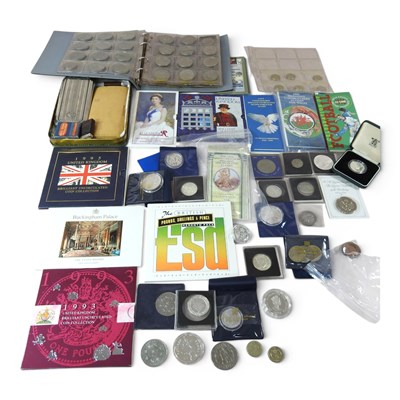 Lot 497 - A collection of coins, to include Royal...