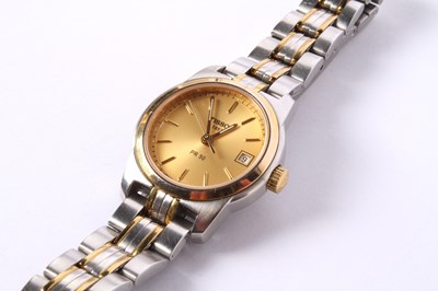 Lot 59 - A ladies stainless steel Tissot watch,...