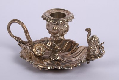 Lot 20 - A continental unmarked white metal...