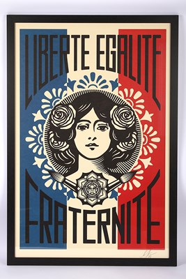 Lot 368 - Shepard Fairey (American, b.1970), Liberté,...