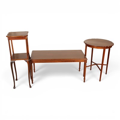 Lot 576 - Three mahogany occasional tables