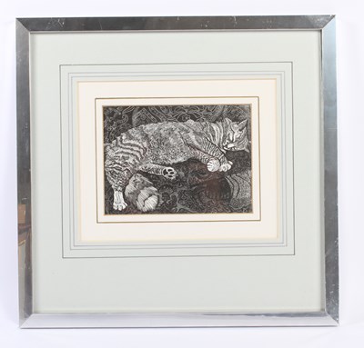 Lot 342 - Pamela Hughes, 'Tigger', etching 60/70, 33 x 34cm
