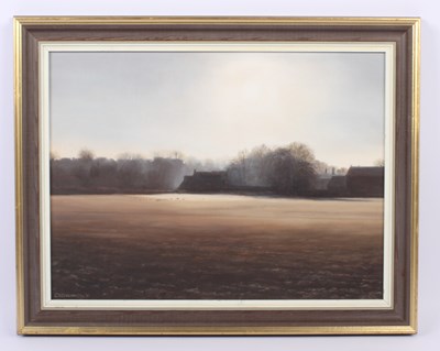 Lot 357 - C.R. Stolworthy, 'Morning Haze', oil on board,...