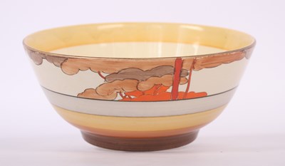 Lot 110 - Clarice Cliff (1899-1972), a footed bowl hand...