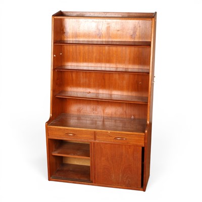 Lot 639 - A mid century teak bookcase