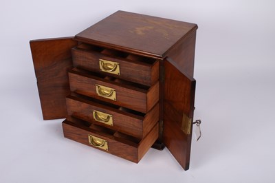 Lot 642 - A Victorian walnut tabletop collector's...