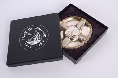 Lot 44 - A Bank of England silver dish, 1994 65g.