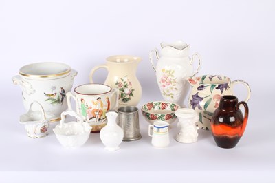 Lot 720 - A collection of pottery vases and jugs...