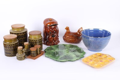 Lot 723 - A collection of Hornsea pottery storage jars,...