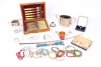 Lot 48 - A collection of silver plated cutlery with...