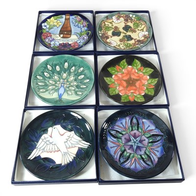 Lot 27 - A Moorcroft pottery Centennial plate, by...