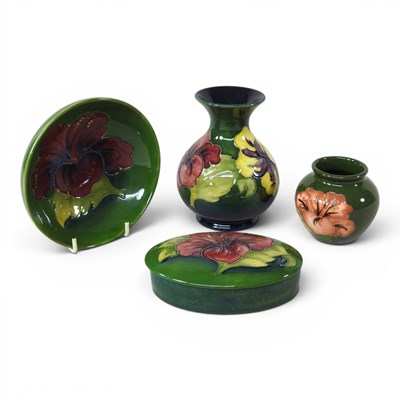 Lot 217 - A Moorcroft pottery bowl, in the Hibiscus...