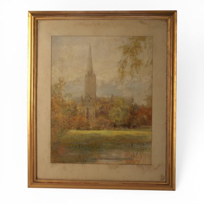 Lot 332 - Harry Hine, (1845-1941), Norwich Cathedral,...