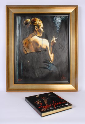 Lot 284 - Fabian Perez (b.1967), Sensual touch in the...