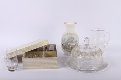 Lot 774 - A collection of glassware including a German...