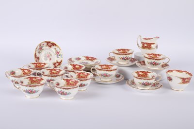 Lot 715 - A set of twelve E.B. Foley cups and saucers...