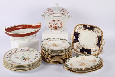Lot 718 - A collection of porcelain, to include Coalport...