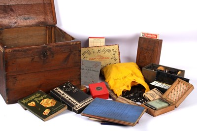 Lot 669 - A collection of vintage table top games such...