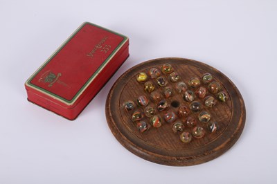 Lot 241 - Two solitaire sets, one with probably...