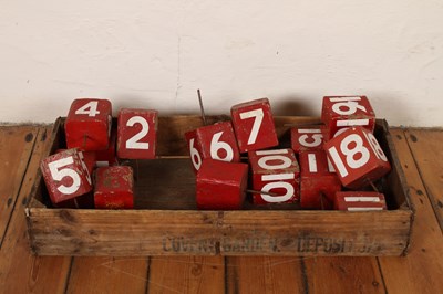 Lot 676 - A set of vintage golf markers from Royal...