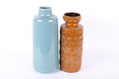 Lot 205 - A West German pottery Scheurich Onion vase,...